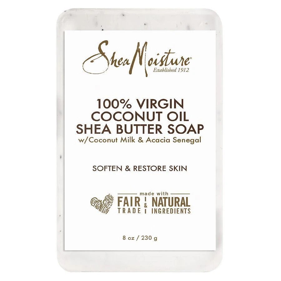 商品SheaMoisture|100% Virgin Coconut Oil Shea Butter Bar Soap,价格¥52,第2张图片详细描述