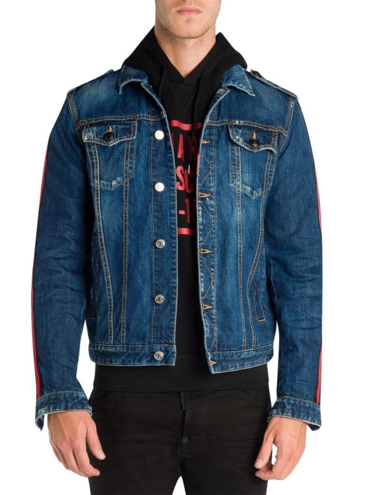 商品DSQUARED2|Dan Distressed Denim Jacket,价格¥6707,第1张图片