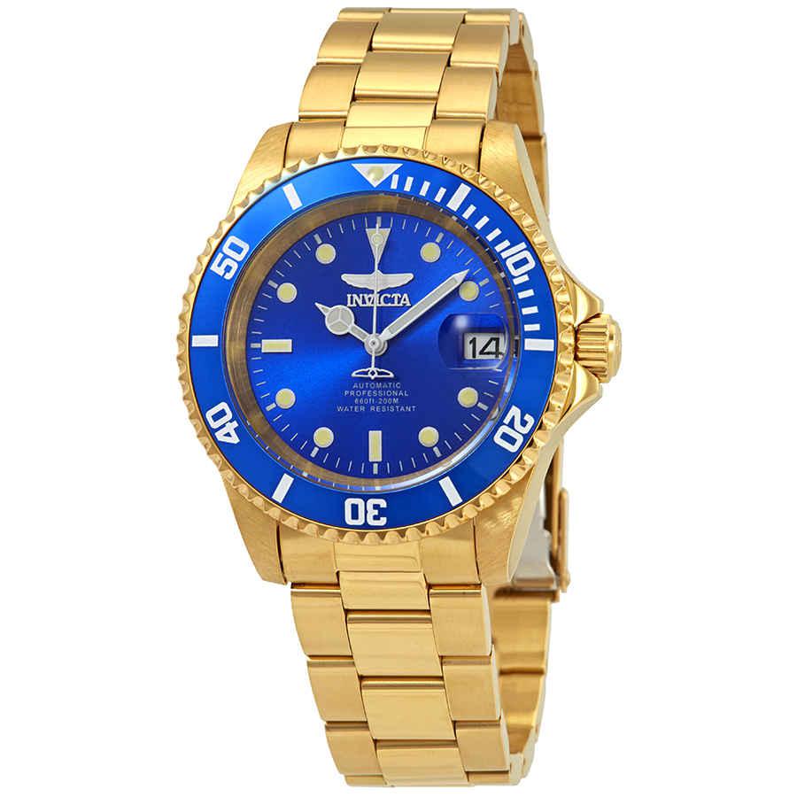 Invicta Pro Diver Automatic Blue Dial Mens Watch 24763商品第1张图片规格展示