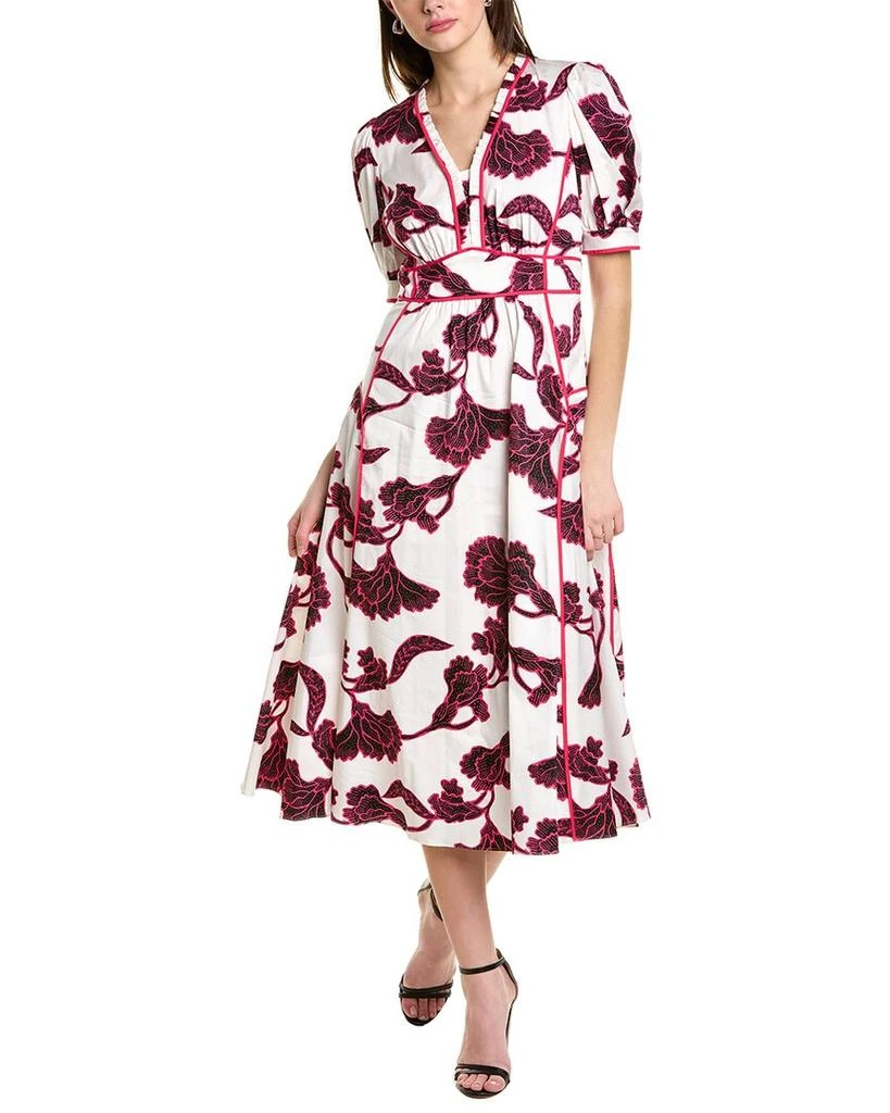 商品Diane von Furstenberg|Diane von Furstenberg Devon Midi Dress,价格¥751,第1张图片
