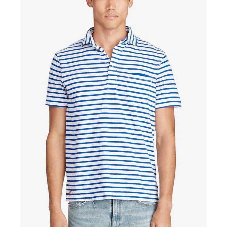 商品Ralph Lauren|Men's Striped Jersey Polo,价格¥225,第1张图片