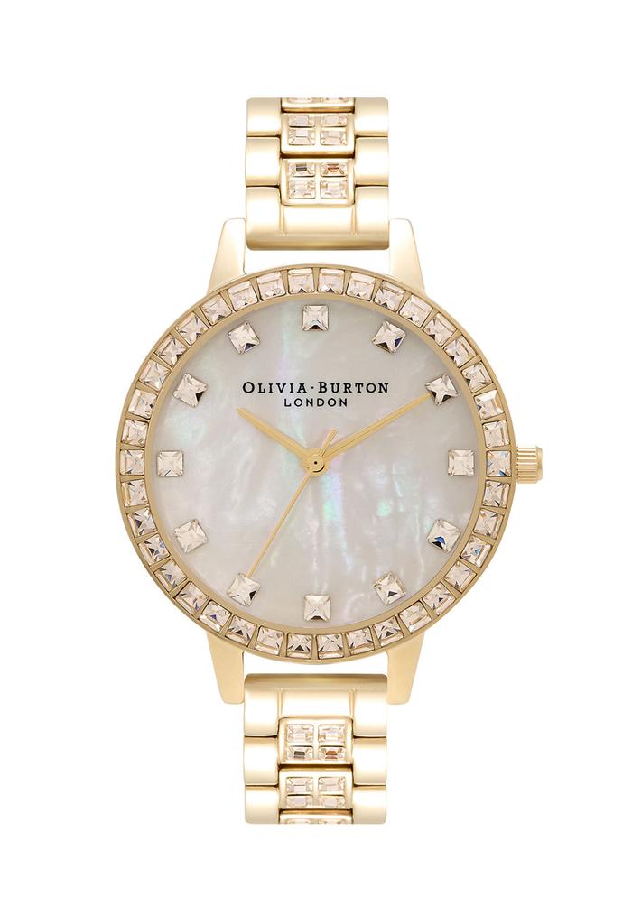 Olivia Burton Ladies Treasure MOP Dial Watch Gold Plated商品第1张图片规格展示