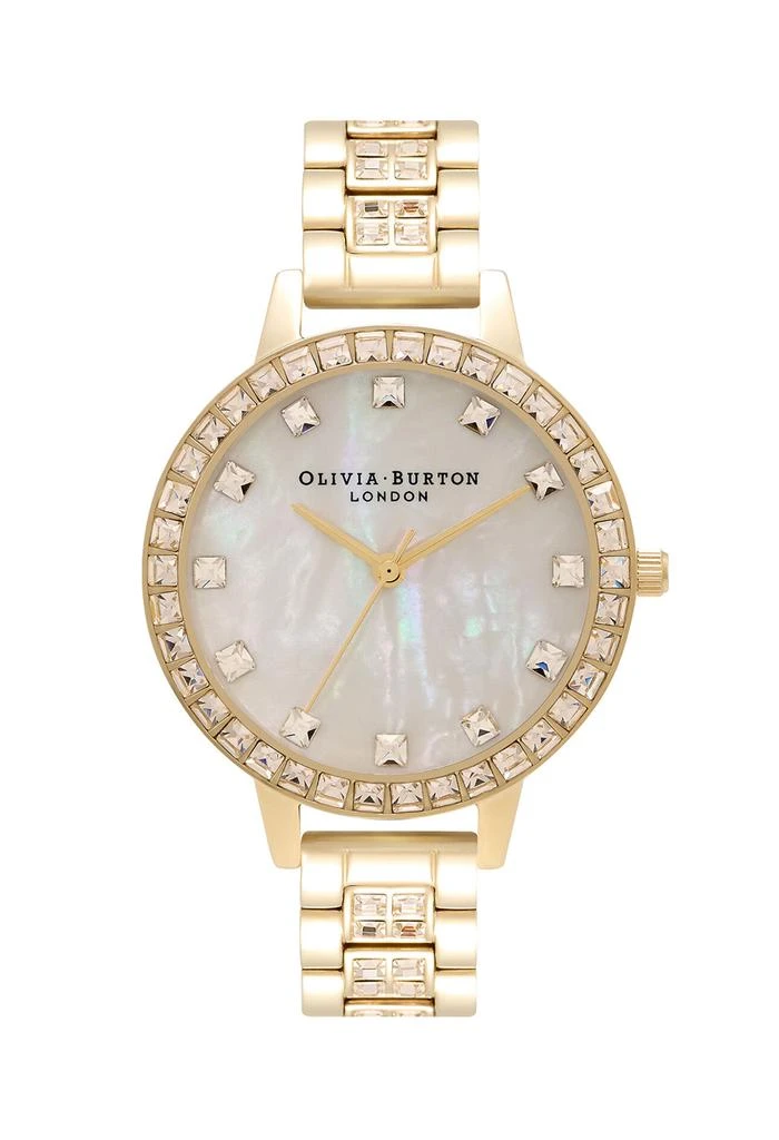 商品Olivia Burton|Olivia Burton Ladies Treasure MOP Dial Watch Gold Plated,价格¥1889,第1张图片