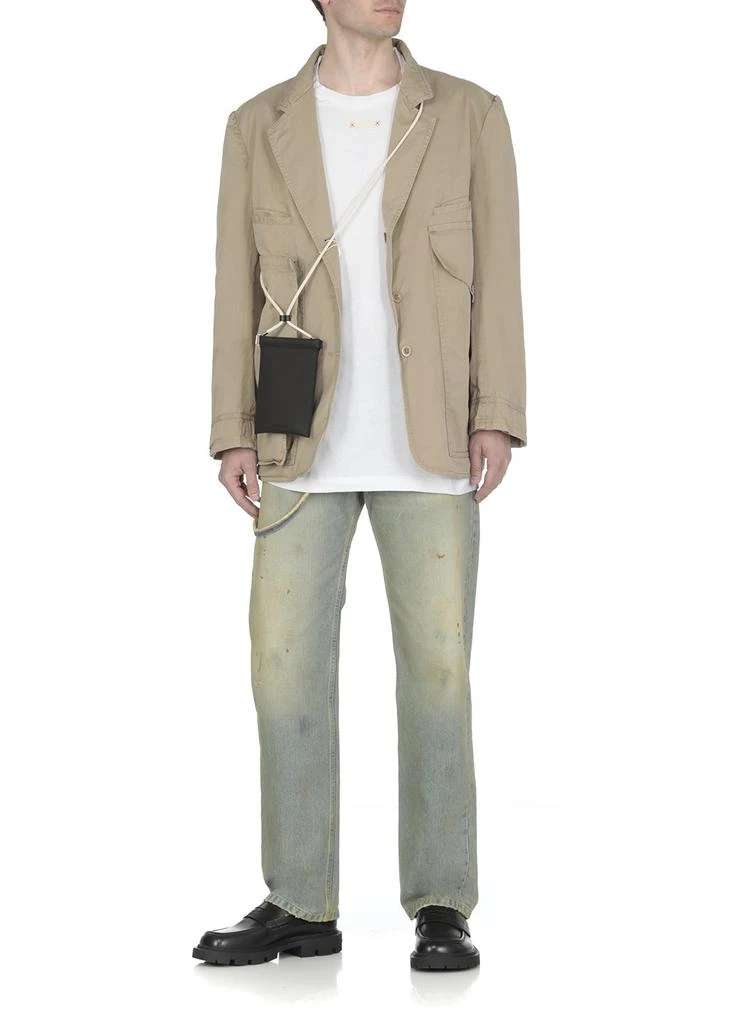 商品MAISON MARGIELA|Maison Margiela Long-Sleeved Single-Breasted Blazer,价格¥12876,第4张图片详细描述