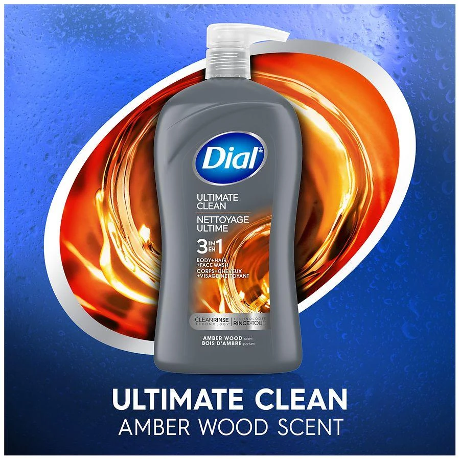 商品Dial|Men 3 in 1 Body Wash Ultimate Clean,价格¥73,第3张图片详细描述