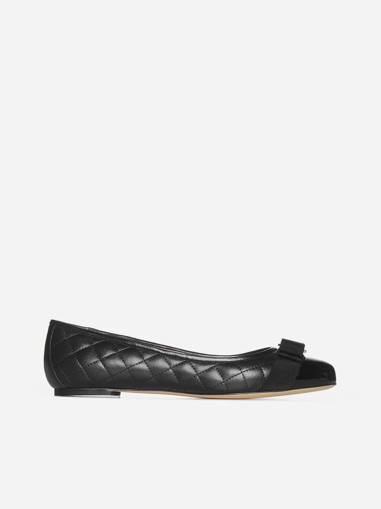 商品Salvatore Ferragamo|Varina quilted nappa leather ballet flats,价格¥5162,第1张图片