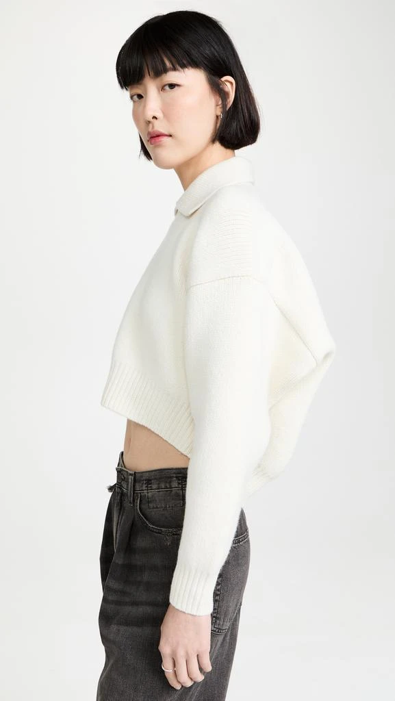 商品Alexander Wang|Alexander Wang 背面垂褶短版马球衫,价格¥1690,第4张图片详细描述