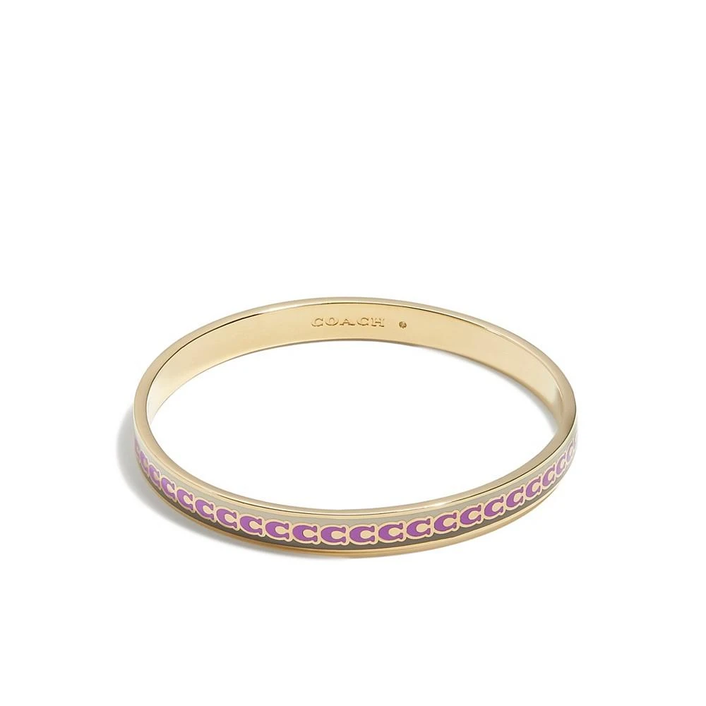 商品Coach|Signature C Bangle Bracelet,价格¥498,第1张图片