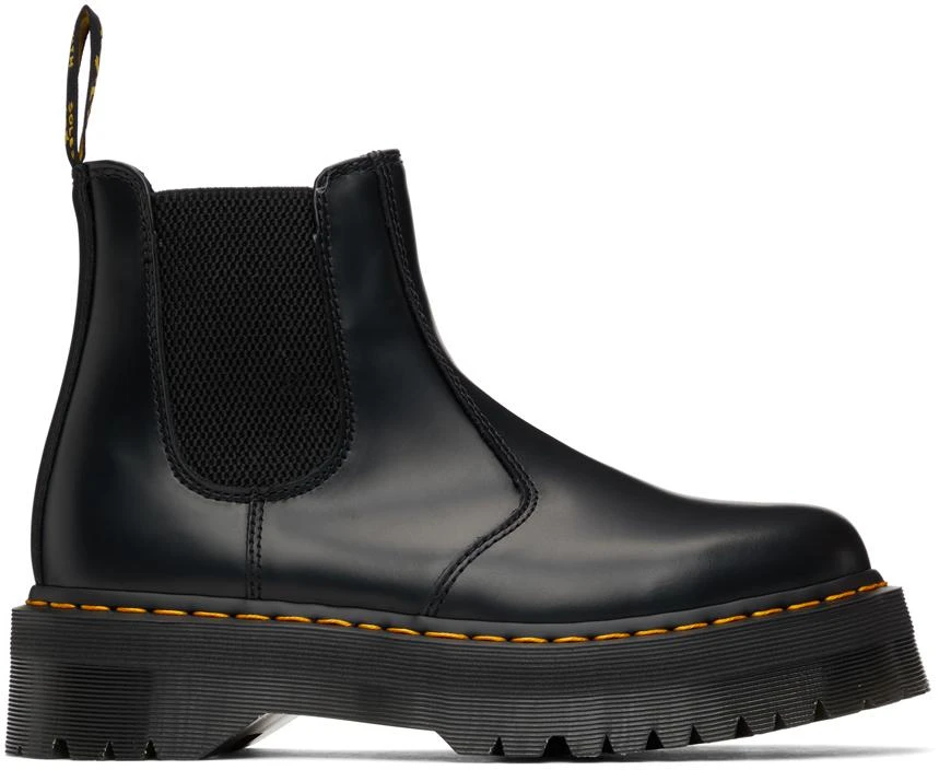 商品Dr. Martens|Black 2976 Platform Chelsea Boots,价格¥1577,第1张图片