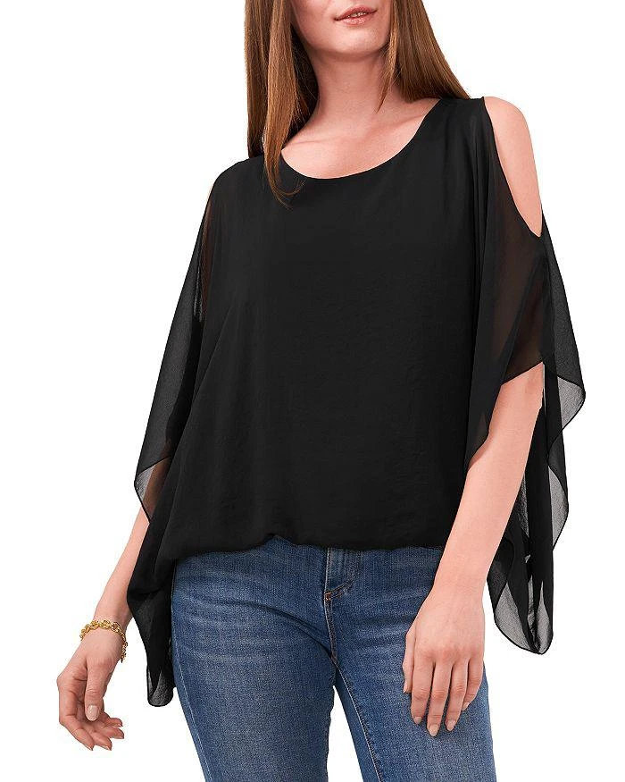 商品Vince Camuto|Open Batwing Sleeve Top,价格¥199,第1张图片