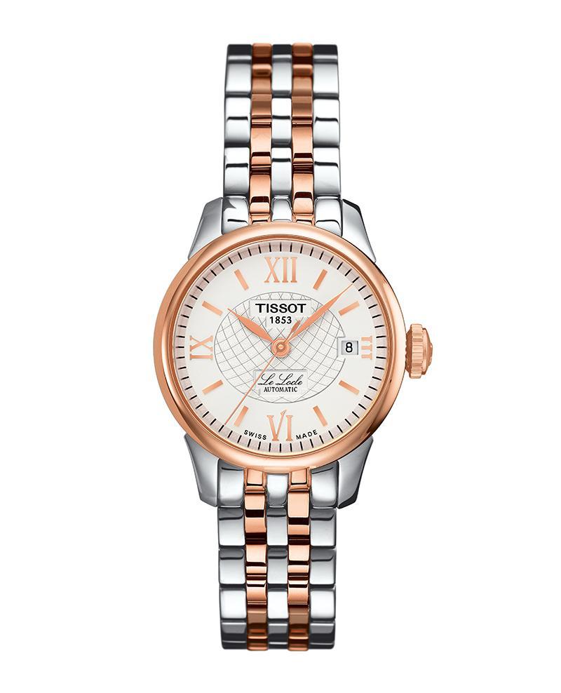 商品Tissot|Tissot 天梭力洛克系列钢带机械女表 T41218316,价格¥5866,第1张图片