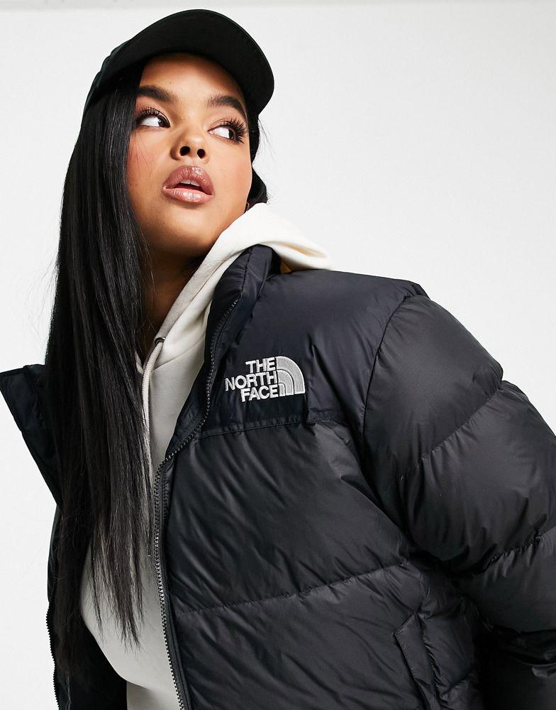 The North Face Plus 1996 Retro Nuptse down puffer jacket in black商品第2张图片规格展示