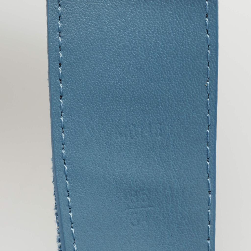 商品[二手商品] Louis Vuitton|Louis Vuitton Multicolor Monogram Denim New Wave Buckle Belt 85 CM,价格¥4313,第6张图片详细描述