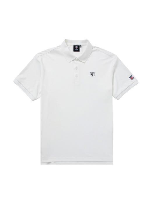 商品NFL|NFL Basic Polo Shirt Offwhite,价格¥650,第1张图片
