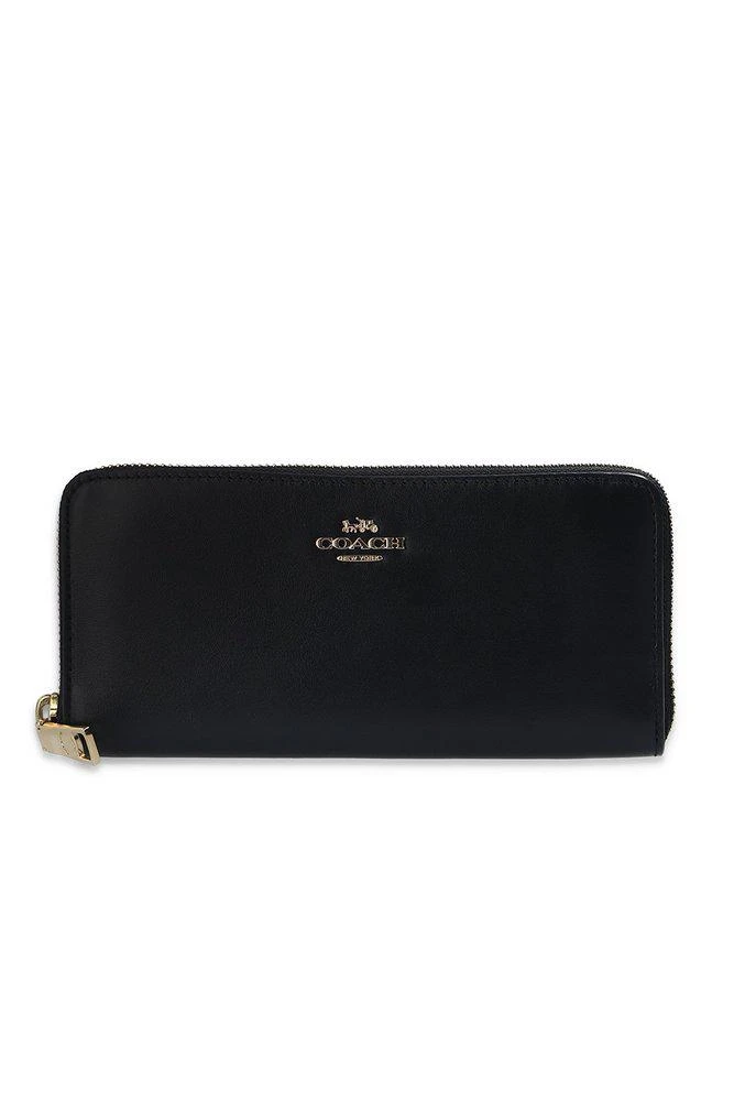 商品Coach|Coach Logo Plaque Zipped Wallet,价格¥1111,第1张图片