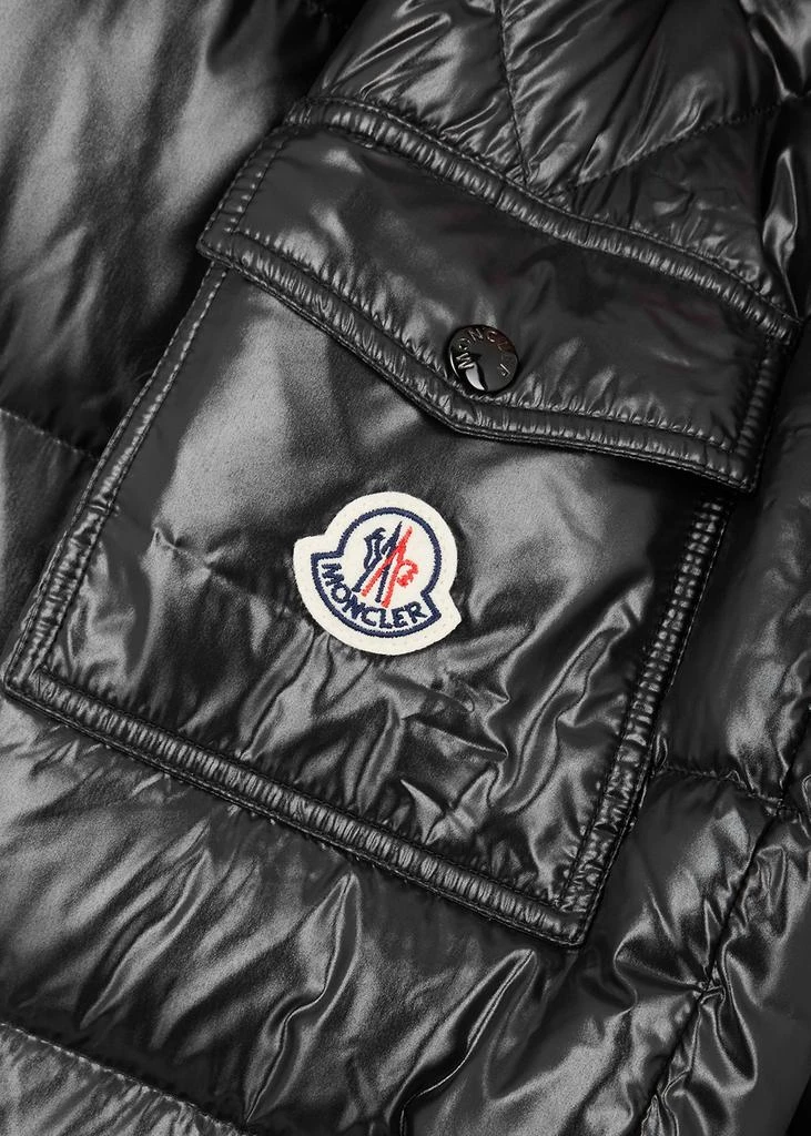 商品Moncler|Maya black hooded quilted shell jacket,价格¥9329,第5张图片详细描述