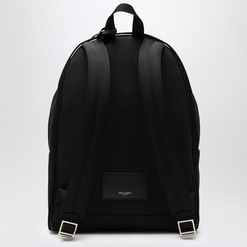Shop Saint Laurent City Backpack With Embroidery And Trim on