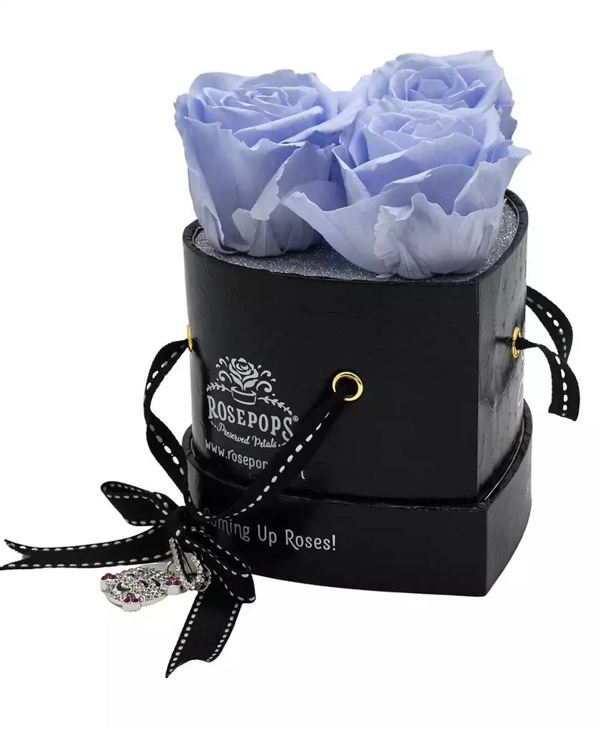 商品Rosepops|Pop-Up Live, Laugh, Love Heart Shaped Lavender Sachet Real Roses, Box of 3,价格¥604,第4张图片详细描述