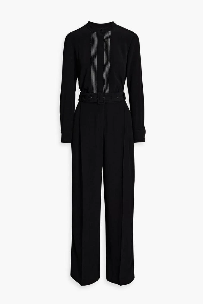 商品IRIS & INK|Rose pleated satin-crepe jumpsuit,价格¥961,第1张图片