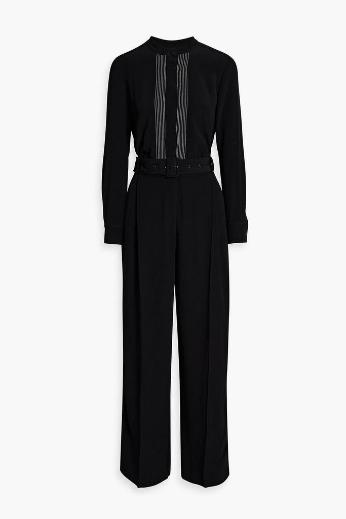 商品IRIS & INK|Rose pleated satin-crepe jumpsuit,价格¥959,第1张图片