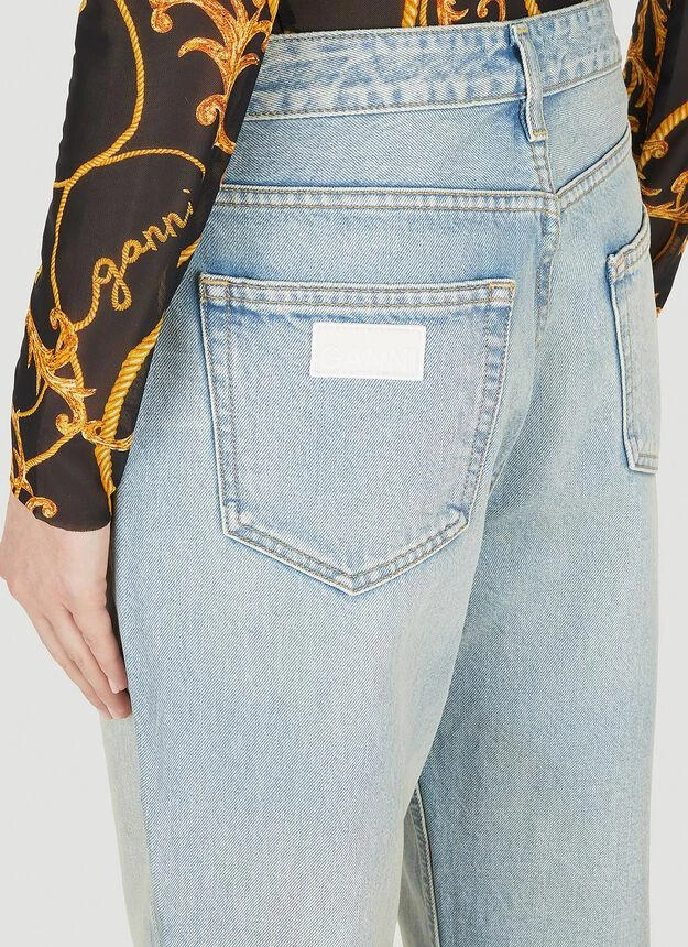 商品Ganni|Swigy Tint-Wash Straight Jeans in Blue,价格¥863,第5张图片详细描述