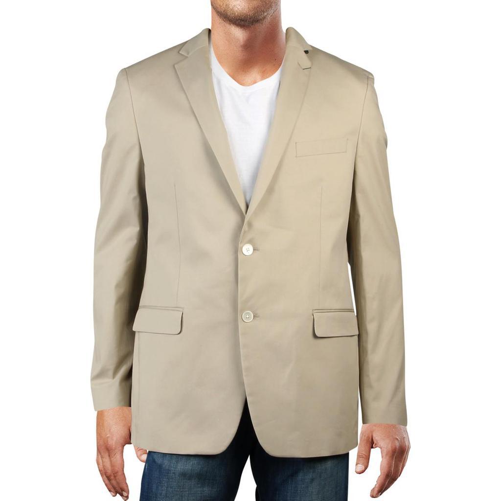 商品Ralph Lauren|Lauren Ralph Lauren Mens Stretch Suit Separate Two-Button Suit Jacket,价格¥236,第1张图片