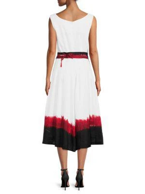 商品SAMANTHA SUNG|Florance Los Cabos-Print Stretch Cotton Dress,价格¥2808,第2张图片详细描述