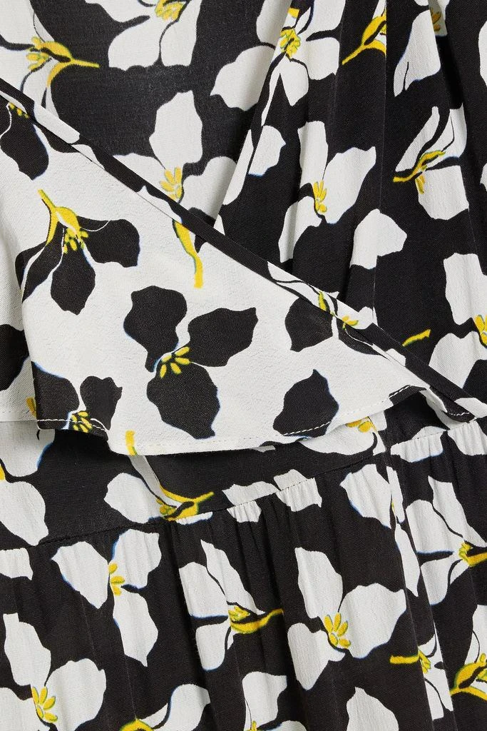 商品Diane von Furstenberg|Elisabetta wrap-effect floral-print crepe maxi dress,价格¥897,第4张图片详细描述