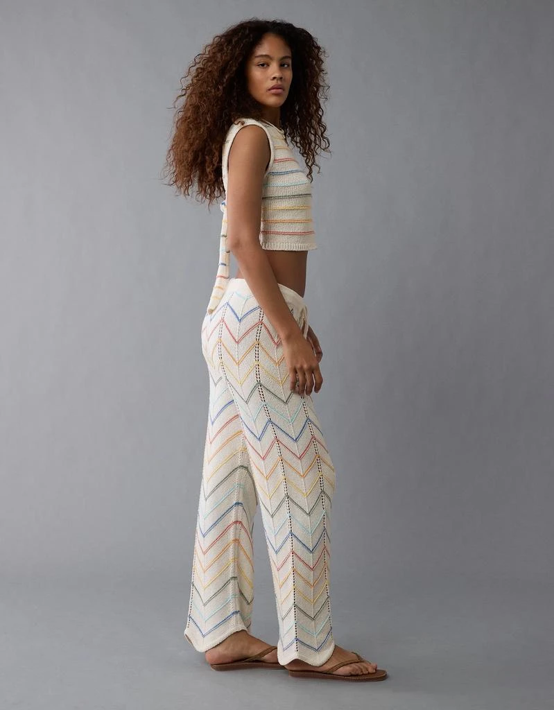 商品AE|AE Pride High-Waisted Crochet Pant,价格¥451,第5张图片详细描述