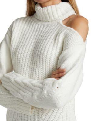 Cutout Turtleneck Sweater商品第4张图片规格展示