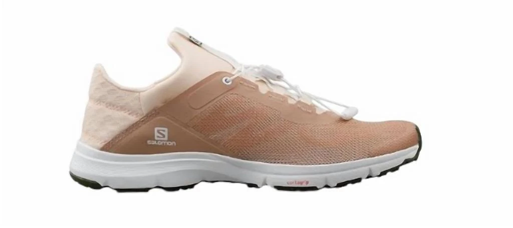 商品Salomon|Women’S Amphib Bold Hiking Shoes In Sirocco/sun Kiss/olive Night,价格¥700,第1张图片