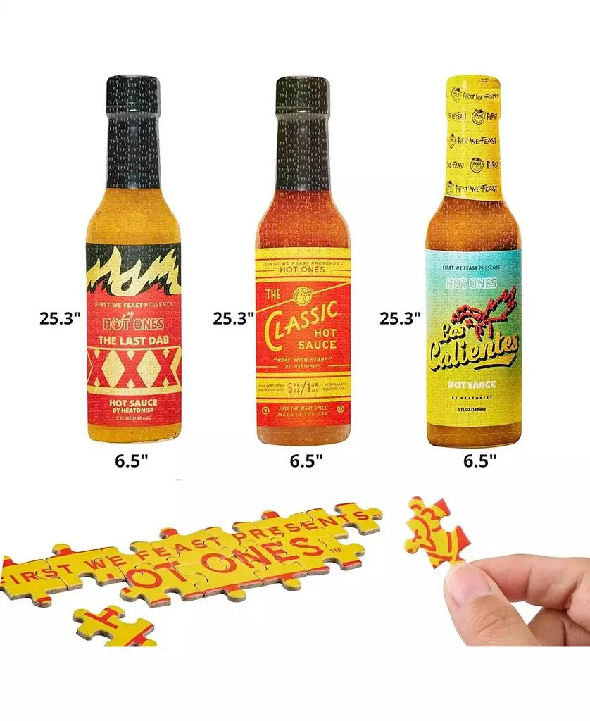 商品WowWee Games|Hot Ones 3 Bottles 1 Puzzle 900pcs,价格¥150,第2张图片详细描述