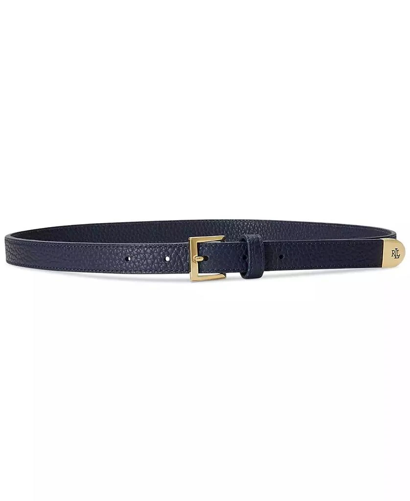 商品Ralph Lauren|女士荔枝纹皮窄腰带,价格¥484,第1张图片
