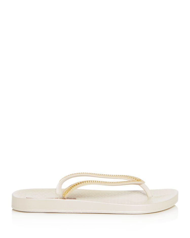 商品Ipanema|Ana Metallic Bracelet Flip-Flops,价格¥119,第2张图片详细描述