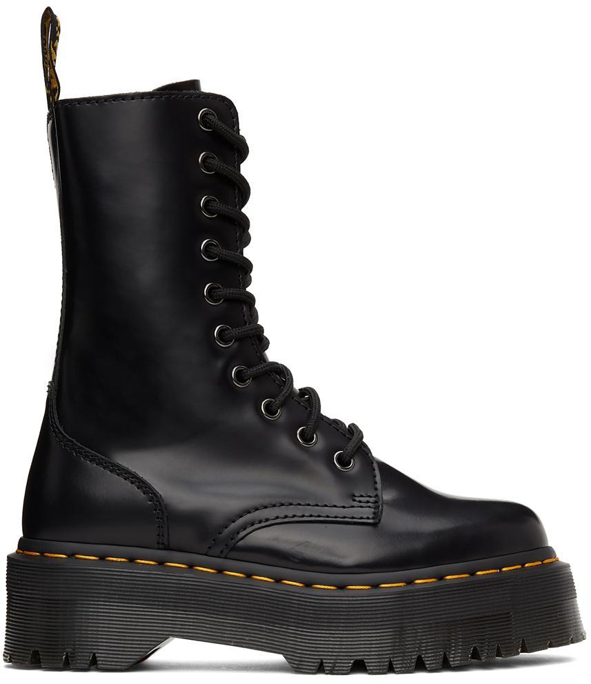 商品Dr. Martens|Black Jadon Hi Platform Boots,价格¥1575,第1张图片