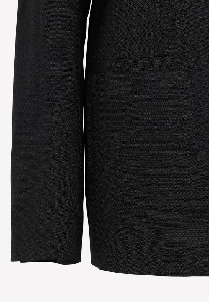 商品Totême|Collarless Tailored Suit Blazer,价格¥3827,第5张图片详细描述