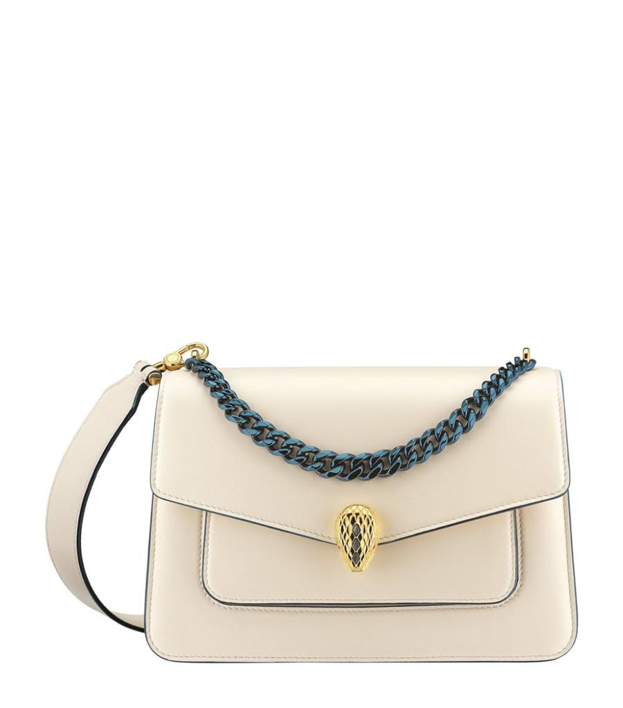 Leather Serpenti Forever Cross-Body Bag商品第1张图片规格展示