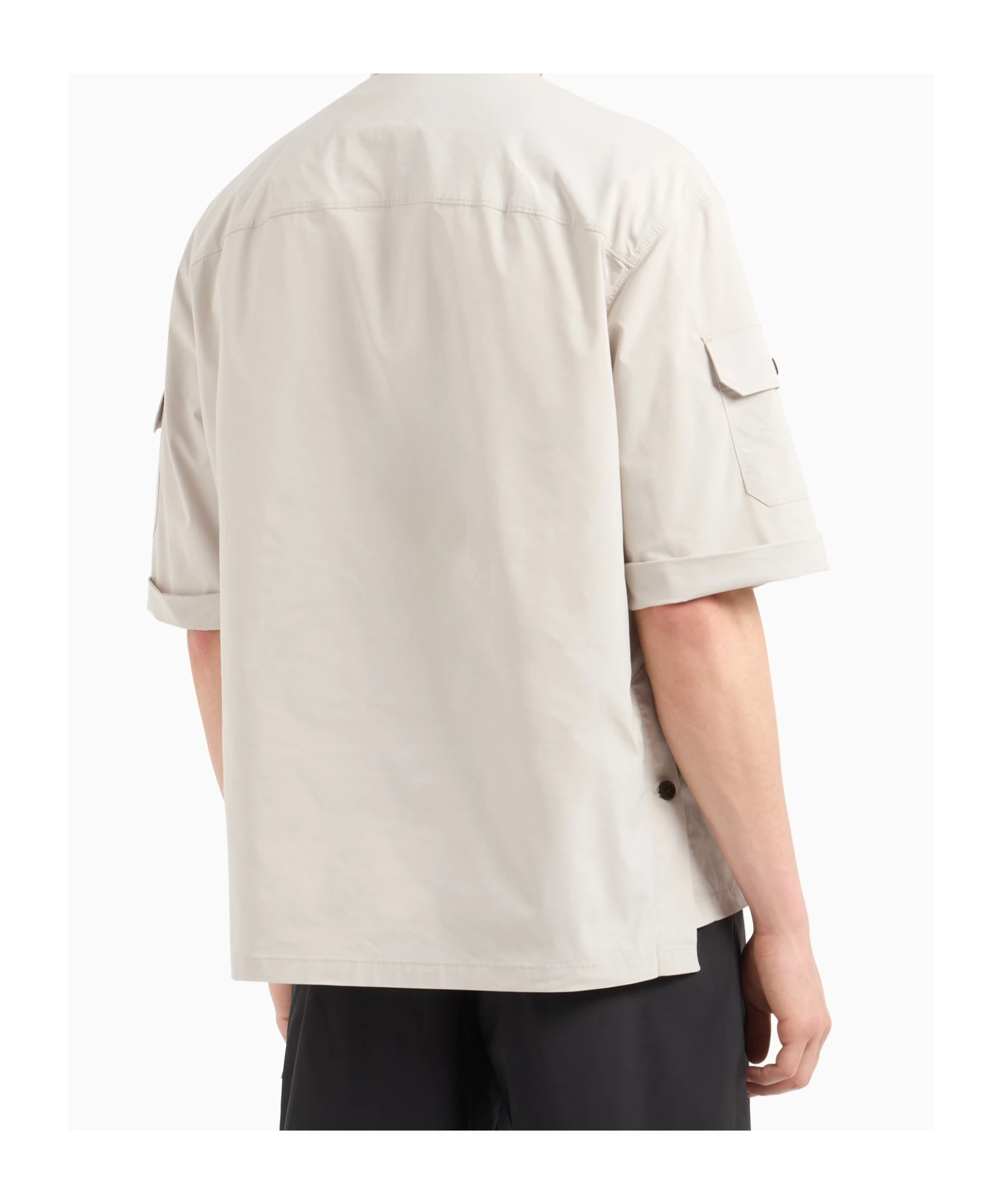 商品【商品预售7天】 Emporio Armani|Emporio Armani 男士衬衫 EM001522AF13810U1098 白色,价格¥1886,第4张图片详细描述