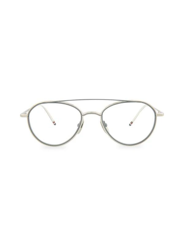 商品Thom Browne|53MM Aviator Eyeglasses,价格¥2203,第1张图片
