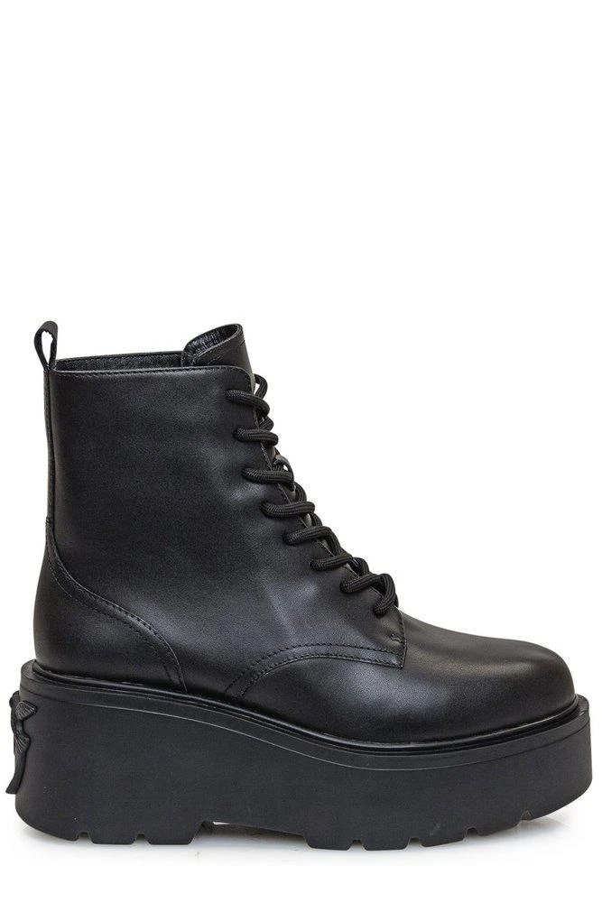 商品PINKO|Pinko Lace-Up Platform Boots,价格¥981,第1张图片