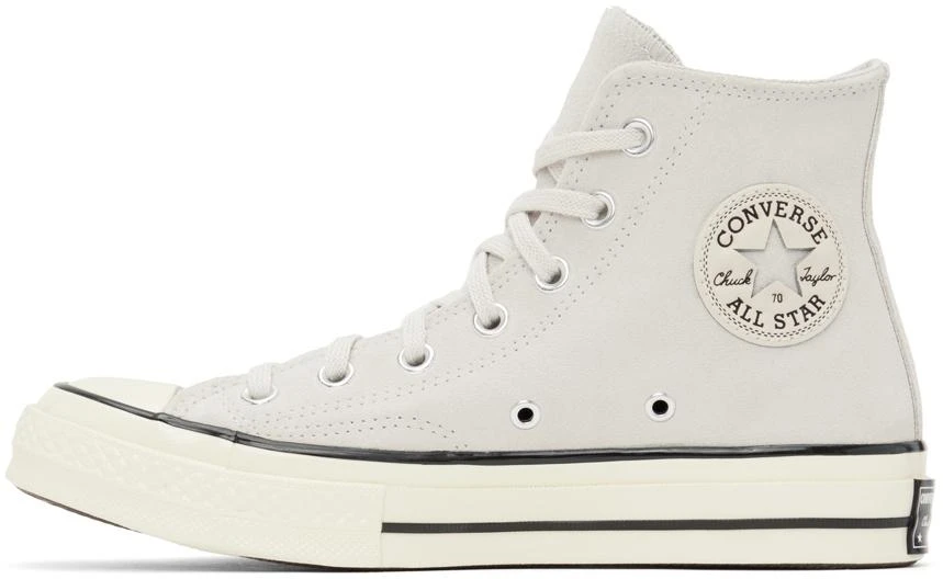 商品Converse|Gray Chuck 70 Suede Sneakers,价格¥718,第3张图片详细描述