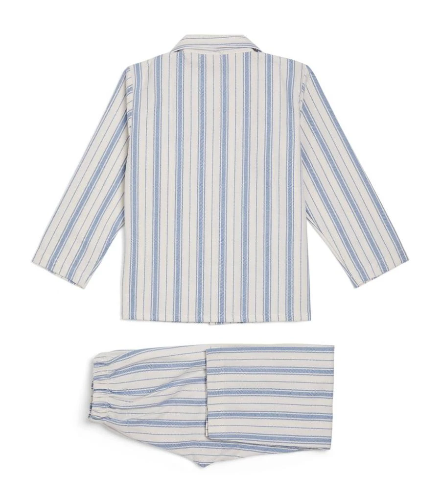 商品Derek Rose Kids|Cotton Striped Pyjama Set (3-14 Years),价格¥1061,第3张图片详细描述