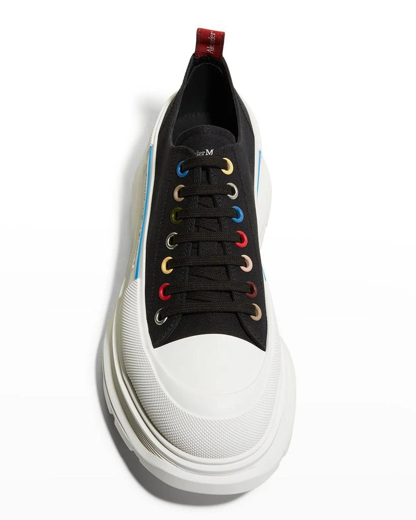 商品Alexander McQueen|Men's Tread Slick Lace-Up Sneakers,价格¥2258,第5张图片详细描述