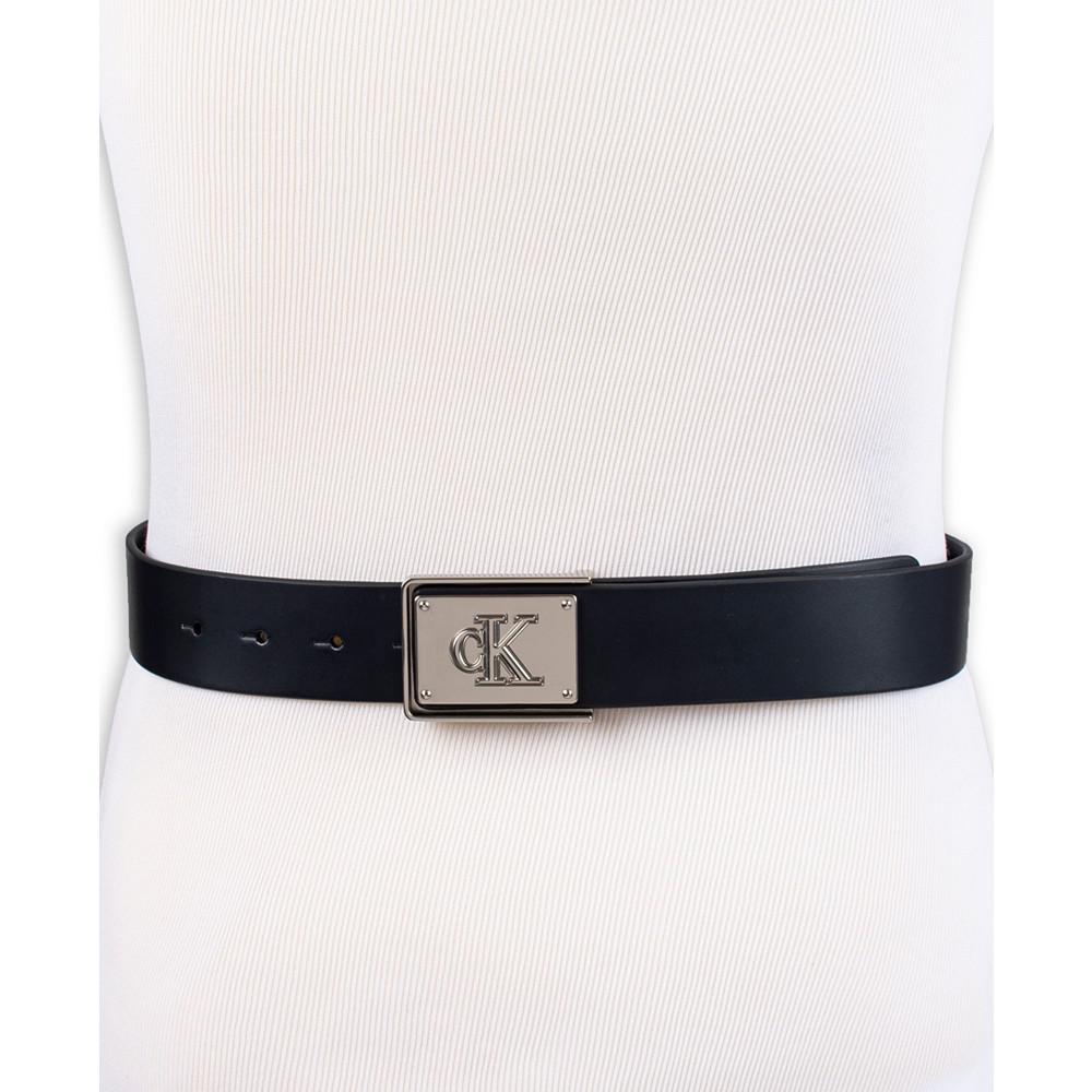 商品Calvin Klein|Men's CK Plate Plaque Belt,价格¥193,第7张图片详细描述