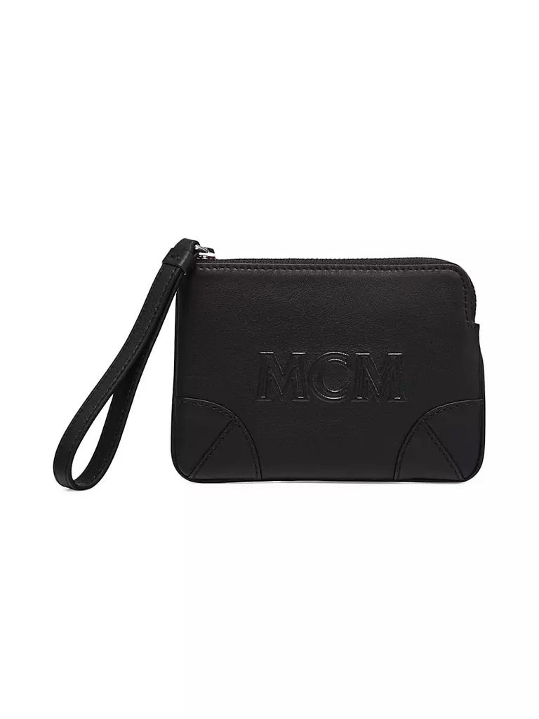 商品MCM|Mini Aren Leather Flat Pouch,价格¥1404,第1张图片