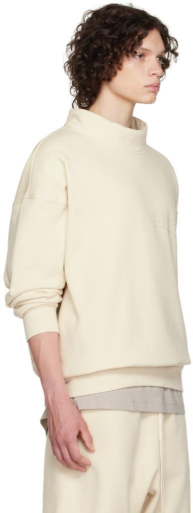 商品Essentials|Off-White Mock Neck Sweatshirt,价格¥536,第4张图片详细描述