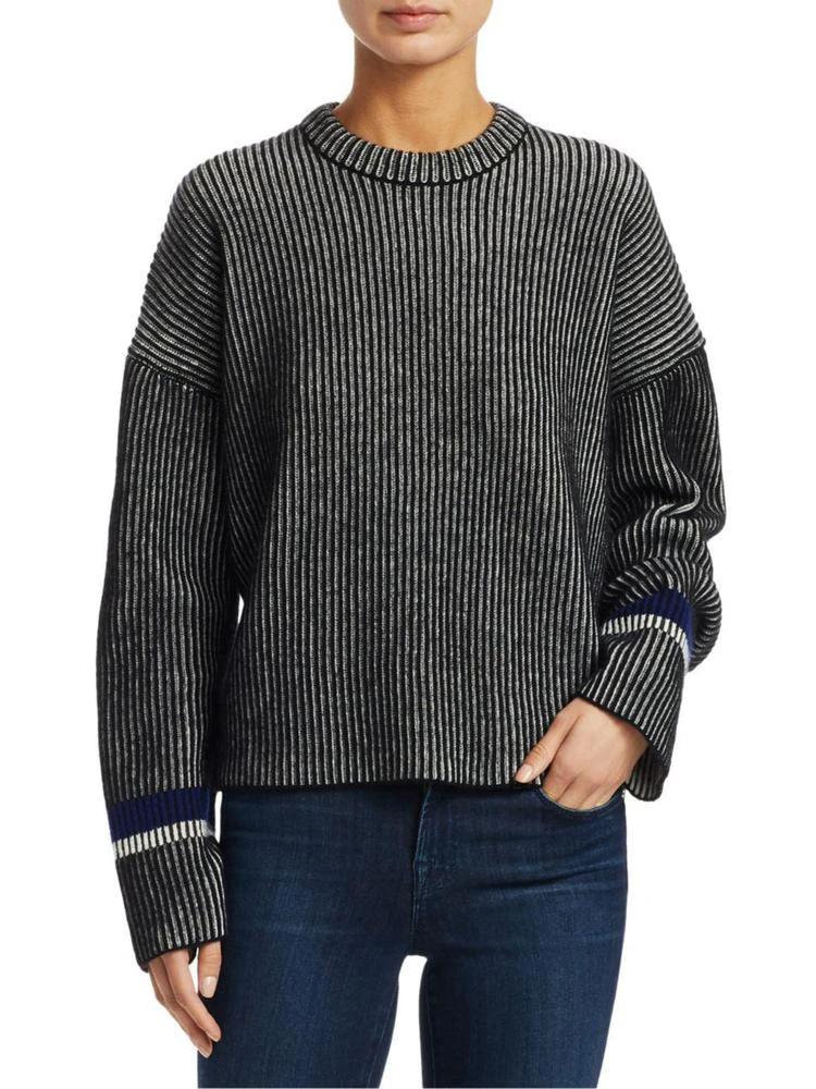 商品Theory|Theory - Mix Stripe Crewneck Sweater,价格¥913,第1张图片