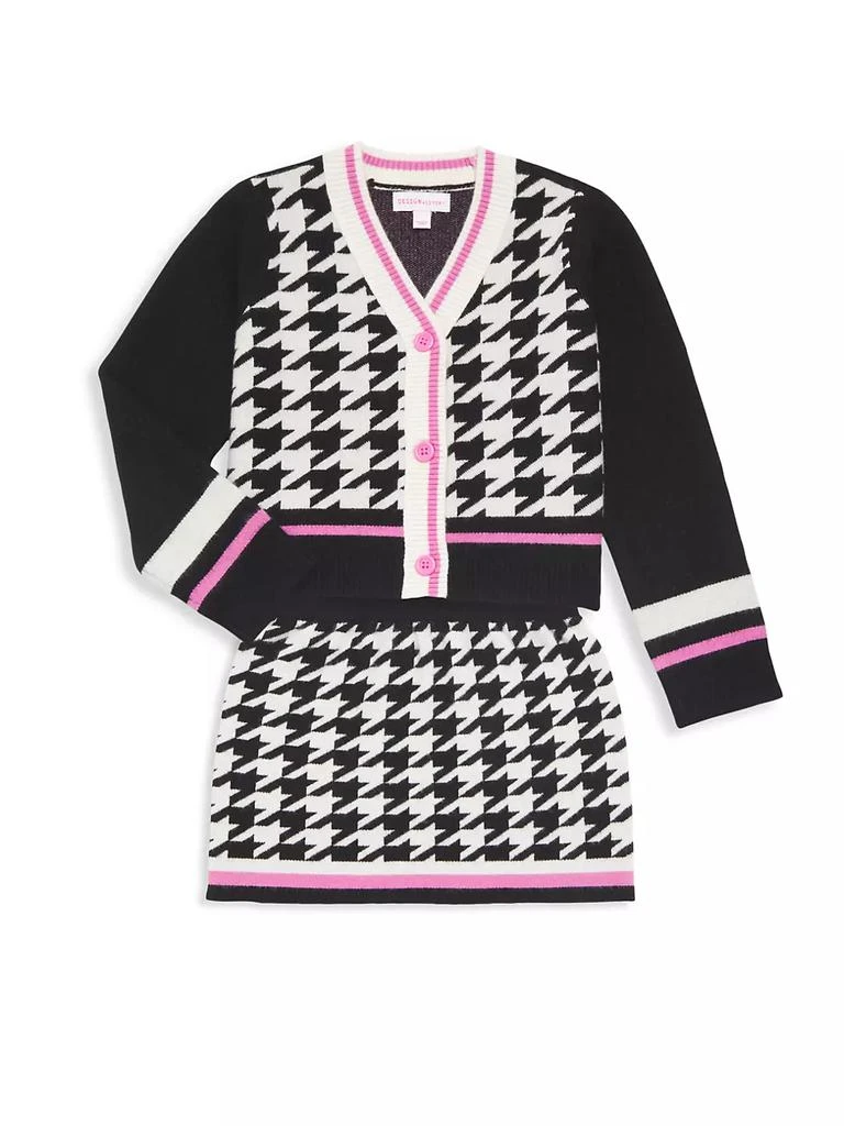 商品Design History|Little Girl's Houndstooth Knit Skirt,价格¥306,第2张图片详细描述