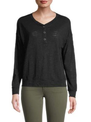 商品Chaser|Jersey Henley Shirt,价格¥119,第1张图片