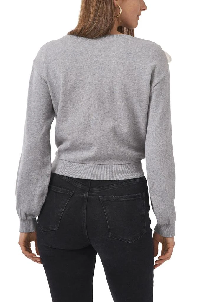 商品1. State|Front Lace Ruffle Crewneck Sweatshirt,价格¥227,第2张图片详细描述